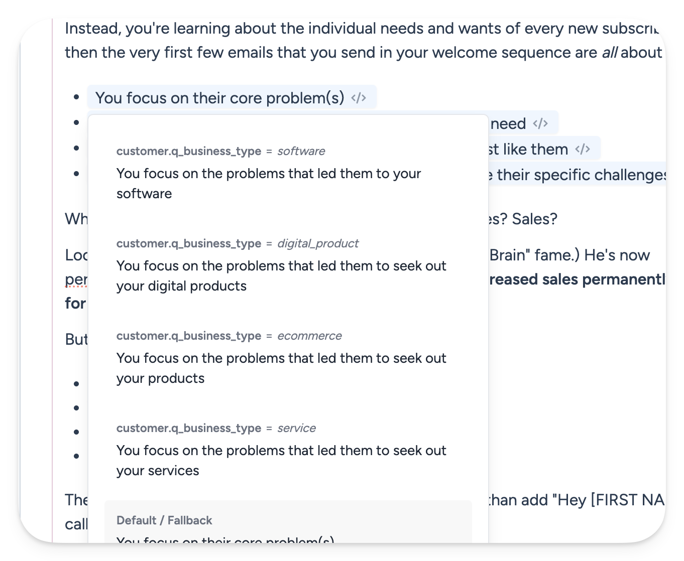 No messing around with ugly templating code No messing around with ugly templating code